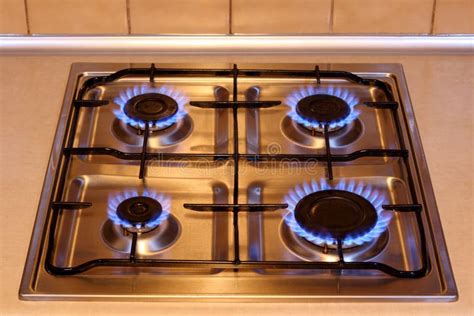 gas stove large flame